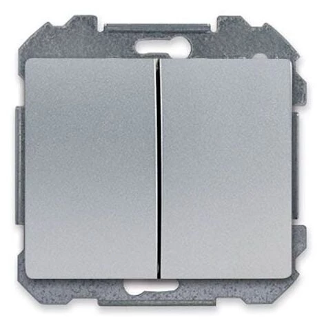 SIEMENS DELTA IRIS DOUBLE BOUTON POUSSOIR SILVER SIE268157 1 SIEMENS DELTA IRIS DOUBLE BOUTON POUSSOIR SILVER SIE268157