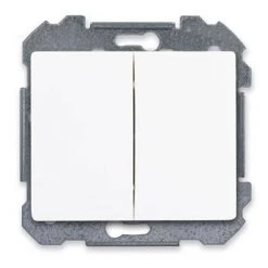 SIEMENS DELTA IRIS DOUBLE BOUTON POUSSOIR BLANC SIE268140