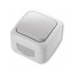 SIEMENS BOUTON POUSSOIR ÉTANCHE COMPLET GRIS IP54 SIE884988