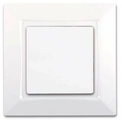 SIEMENS DELTA ONE INTERRUPTEUR VA ET VIENT À VOYANT LUMINEUX COMPLET BLANC SIE003636