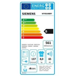 SIEMENS Sèche-linge Frontal Condensation 8Kg Technologie AutoDry - Blanc -SIEMENS Soldes 2022 64905411 3