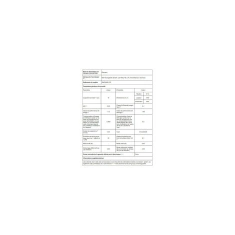 Lave-vaisselle Encastrable SIEMENS 14 Couverts 59.8cm D, SN63HX61CE 2 Lave-vaisselle Encastrable SIEMENS 14 Couverts 59.8cm D, SN63HX61CE – Image 2