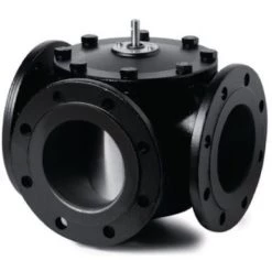 Vanne à Secteur 3 Voies à Brides PN6 Réf. BPZ:VBF21.40 SIEMENS, Vanne De Régulation 3 Voies, VBF21, 84818051, Brides, DN40