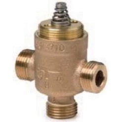 Vanne 3 Voies Pour Terminaux, PN16 VXP47.10-1.6 Réf. BPZ:VXP47.10-1.6 SIEMENS, Vanne De Régulation 3 Voies, Laiton, Doré, VXP47, 84818051