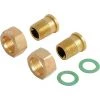 Raccord Union En Laiton (jeu De 2) Réf. BPZ:ALG142 SIEMENS, Raccord Union, Laiton, A Visser, Dn