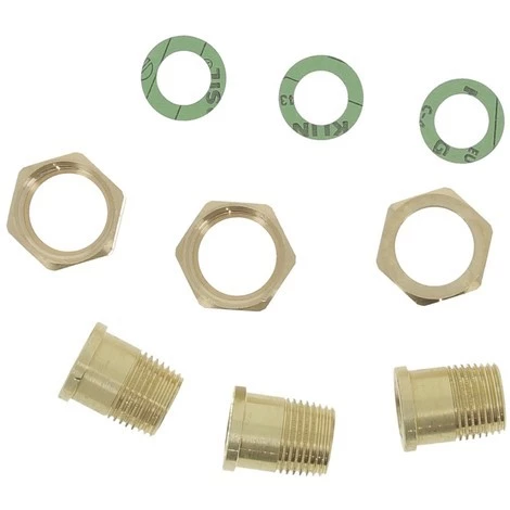 Raccord Union Laiton (jeu De 3) Réf ALG143 SIEMENS, Raccord Union, Laiton, A Visser, Dn 1 Raccord Union Laiton (jeu De 3) Réf ALG143 SIEMENS, Raccord Union, Laiton, A Visser, Dn