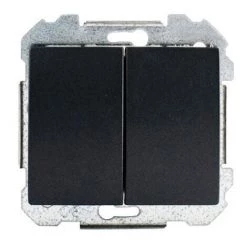 SIEMENS DELTA IRIS INTERRUPTEUR DOUBLE VA ET VIENT ANTHRACITE SIE266924