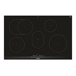 Siemens EH875FFB1E - Noir - Acier Inoxydable - Intégré (placement) - Plaque Avec Zone à Induction - Verre-céramique - 5 Zone(s) - 5 Zone(s) (EH875FFB1E)