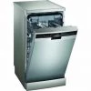 Lave-vaisselle Pose Libre SIEMENS SR25ZI11ME IQ500 - 10 Couverts - Induction - L45cm - Home Connect - 43dB - Inox