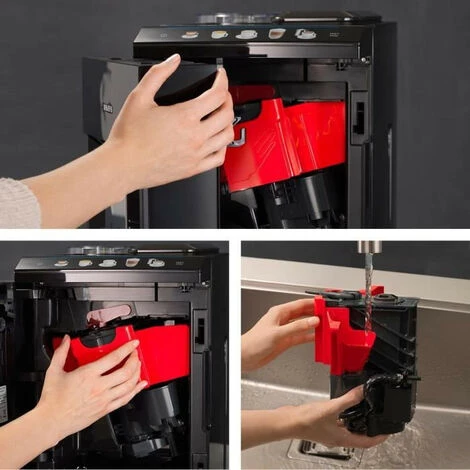 SIEMENS EQ.500 Machine A Café 1500W -Carafe A Lait 0,7L Intégrée-9 Programmes-3 Temp.-Réservoir Eau 1,7L - IAroma - Noir Laq 5 SIEMENS EQ.500 Machine A Café 1500W -Carafe A Lait 0,7L Intégrée-9 Programmes-3 Temp.-Réservoir Eau 1,7L - IAroma - Noir Laq – Image 5