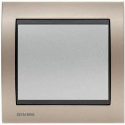 Va Et Vient Silver Delta Iris + Plaque Métal Champagne - SIEMENS - SIEMENS