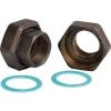 Raccord Union ALG32 G 2 : Rp 1 1/2 DN : 32 Fte Malléable SIEMENS, Raccord Union, Fonte Malléable, Noir, A Visser